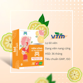  Viên uống hỗ trợ giảm béo VTM giảm cảm giác thèm ăn phân giải mỡ thừa an toàn không tác dụng phụ 