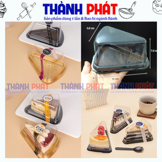  100 Hộp A03 bánh tam giác - hộp bánh tiramisu tam giác mang về 