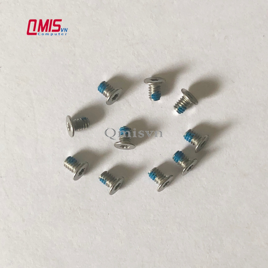 [Gói 10 ốc] Ốc Zin Laptop Dell XPS 13, XPS 15, XPS13 XPS15 - Ốc laptop thép không gỉ M2x3 - 6 cạnh