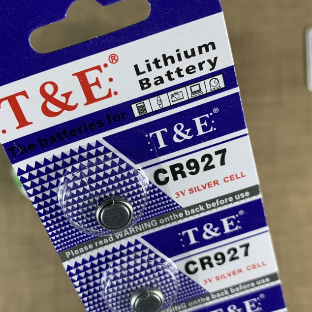 Vỉ 5 viên pin cúc áo Lithium CR927