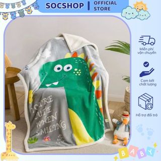 Chăn lông cừu/ chăn đi học cho bé 95*135cm