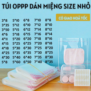   1  1kg túi OPP size nhỏ có keo dán miệng - Keo dán chắc chắn - Có tổng  - Đủ size - Tạp hoá Leng Keng 