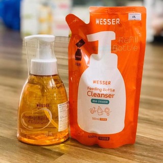 Nước rửa bình sữa Wesser dạng túi 500ml