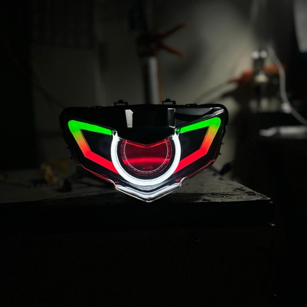 [Bảo Hành 1 Năm] Full Chóa BI CẦU LED M10 PRO VÀO SẴN CHÓA Exciter 150/2019 LẮP ĐẶT ZIN + RELAY NGUỒ