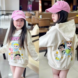 Áo nỉ hoodie cho bé gái hình puff girl, áo nỉ thu đông trẻ em,TPKIDS,[M809]