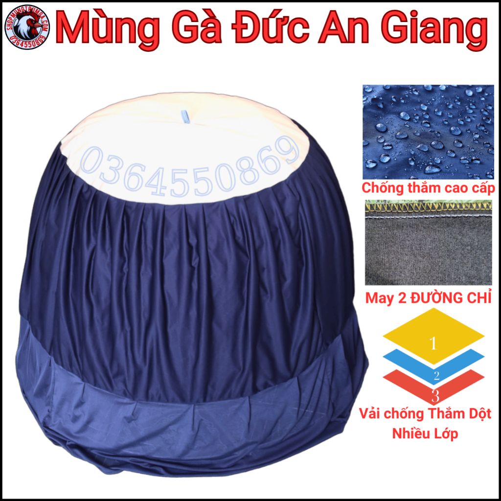 Mùng gà chống mưa (bội và lồng 1.2 mét).