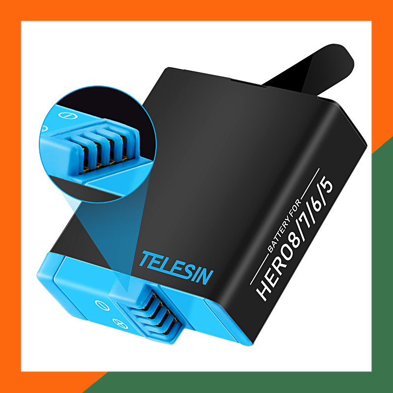 Pin Gopro 8 / 7 / 6 / 5 (TELESIN)