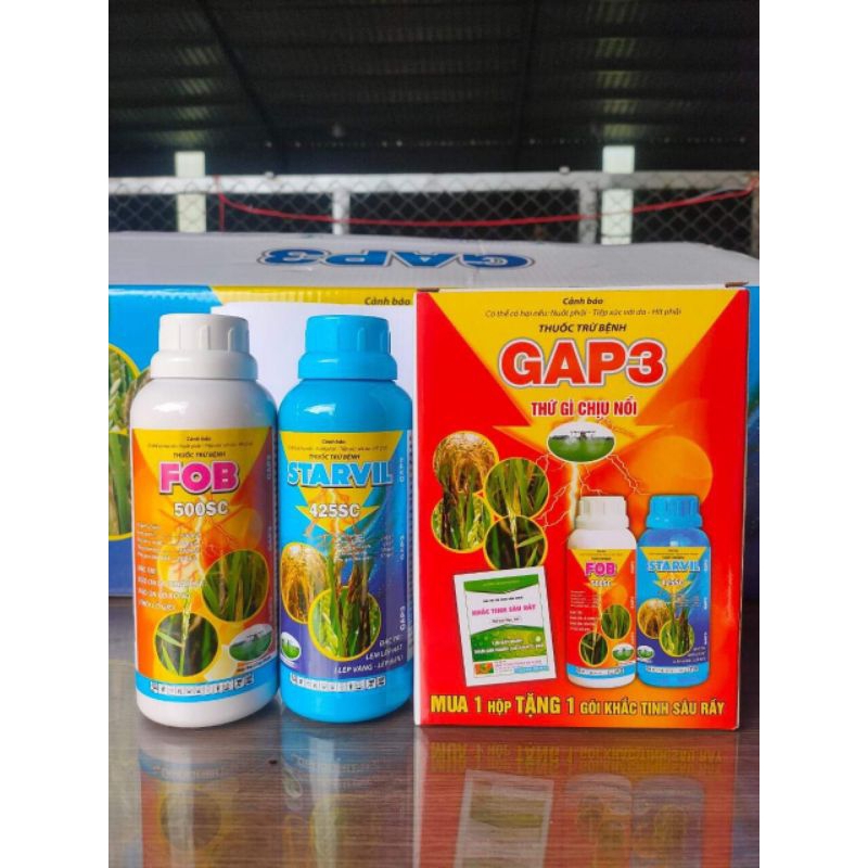 Cặp Đôi GAP3 ( FOB+ STARVIL) Trừ 6 bệnh trên lúa