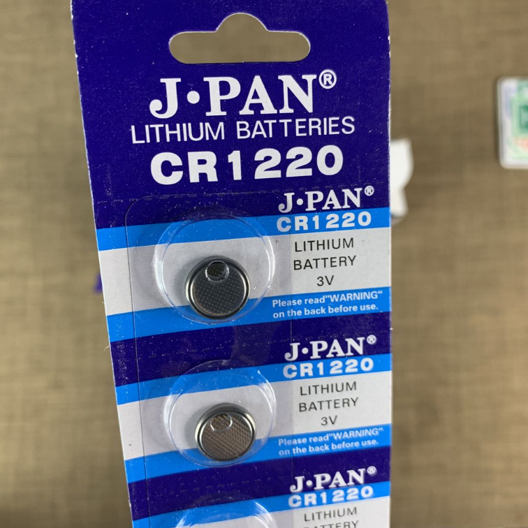 Vỉ 5 Pin cúc áo Lithium CR1220 3V