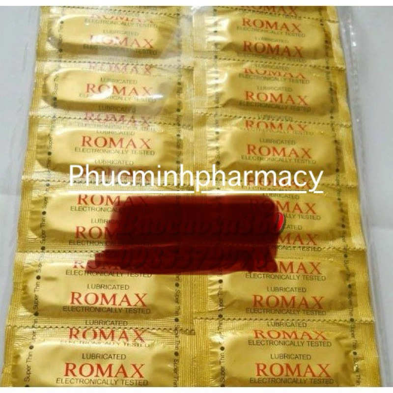 Bộ 240 chiếc bao cao su Romax