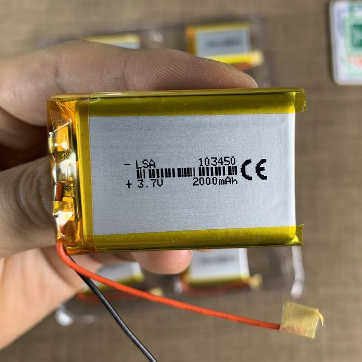 Pin Li-Po 3.7V 103450 2000mAh Lithium Polymer