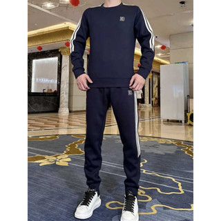 Bộ Thể Thao Nam Dài Tay,Bộ Quần Áo Nam Thu Đông Vải Nỉ Poly