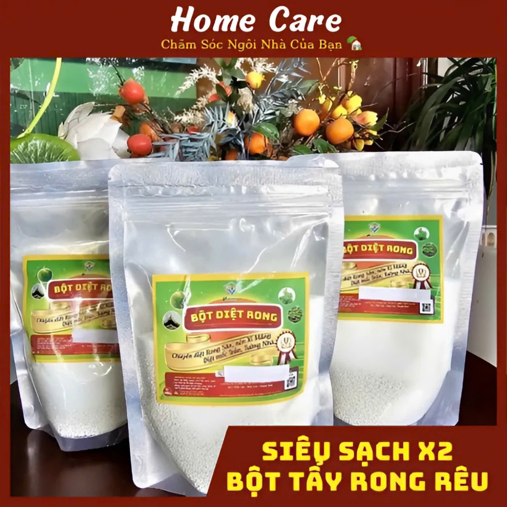 [SIÊU SẠCH] BỘT TẨY RONG RÊU LOẠI CAO CẤP Tẩy siêu sạch so vơi loại thường