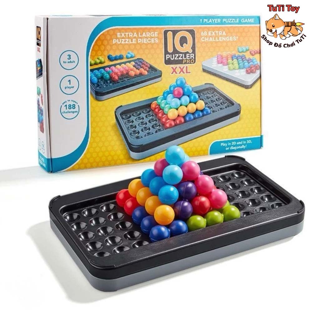 Đồ Chơi Trí Tuệ Thử Thách IQ Smart Games 120 Thử Thách Giúp Bé Phát Triển Tư Duy
