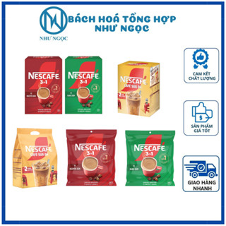 Cà phê Nescafe 3in1 Cafe Rang Xay Vị Rang Đậm/Vị Nguyên Bản - Bách Hóa Tổng Hợp Như Ngọc