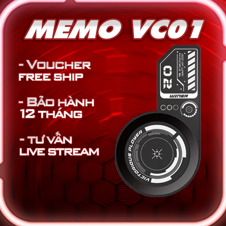 Tấm từ tính Memo VC01 tản nhiệt làm mát tăng hiệu năng hỗ trợ tất cả sò lạnh DL05 DLA6 DL16 CX07 CXA3 cho điện thoại