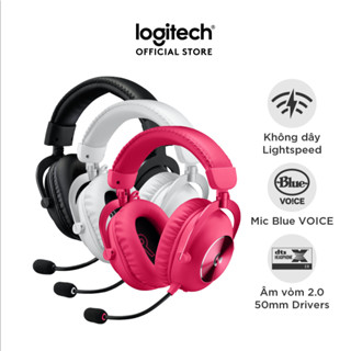 Tai nghe gaming không dây Logitech G Pro X 2 LIGHTSPEED Âm vòm DTS Bluetooth/USB