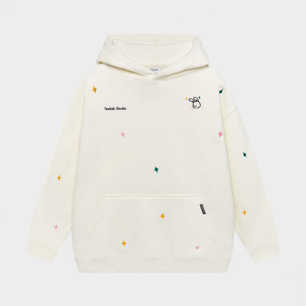 Áo Hoodie Teelab Morning Star Bunny Unisex Form Oversize Local Brand HD062