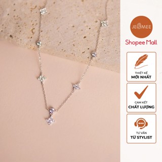  Dây chuyền nữ bạc Clover Jesmee vòng cổ nữ thiết kế nhẹ nhàng sang trọng - N2695 