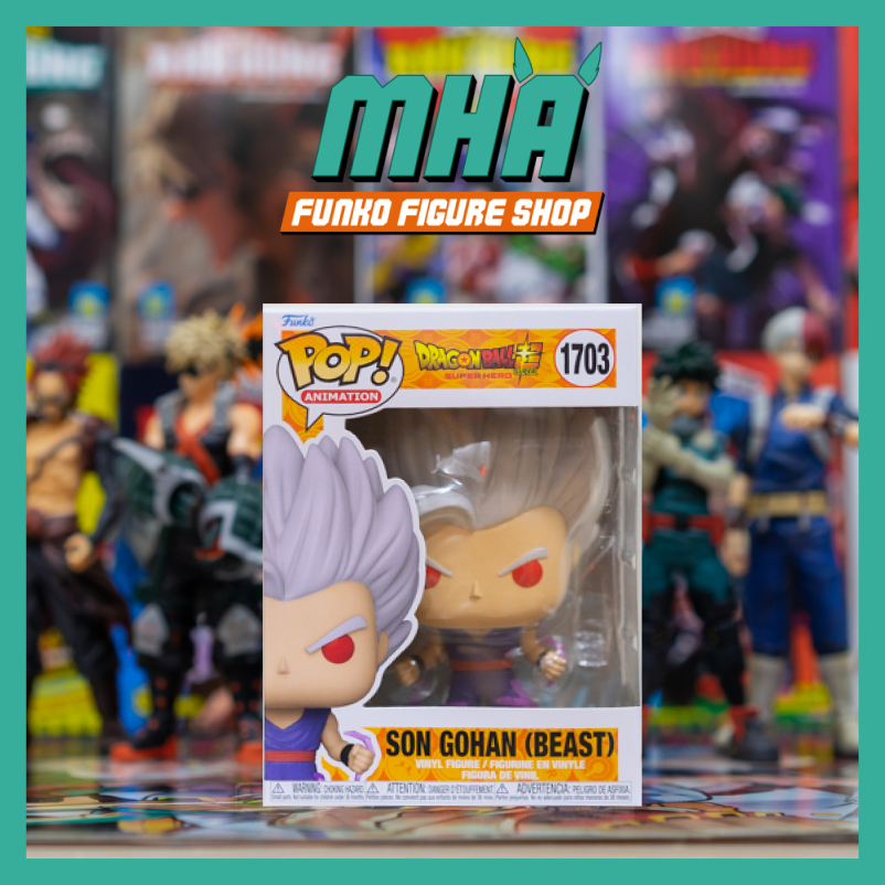 Chính Hãng Funko Pop Animation - Dragon Ball Super Hero : Mô Hình Son Gohan (Beast) #1703