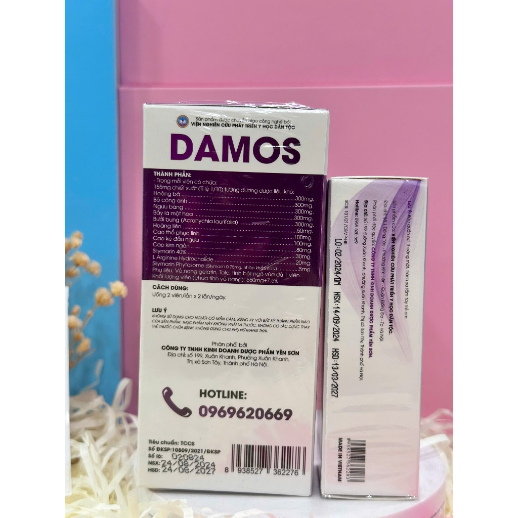 ✅ Bộ Sản phẩm DAMOS - Giải pháp cho người viêm da vảy nến tổ đỉa