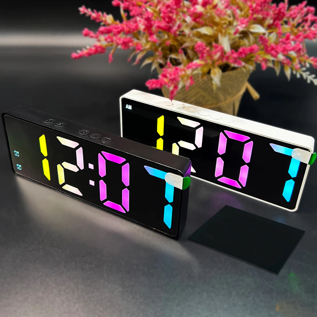 [ Free shipping ️]Đồng Hồ Led Để Bàn Thông Minh, Decor, Hiển Thị Thời Gian,Nhiệt Độ, Báo Thức, Màn Gương, Nguồn USB hoặc