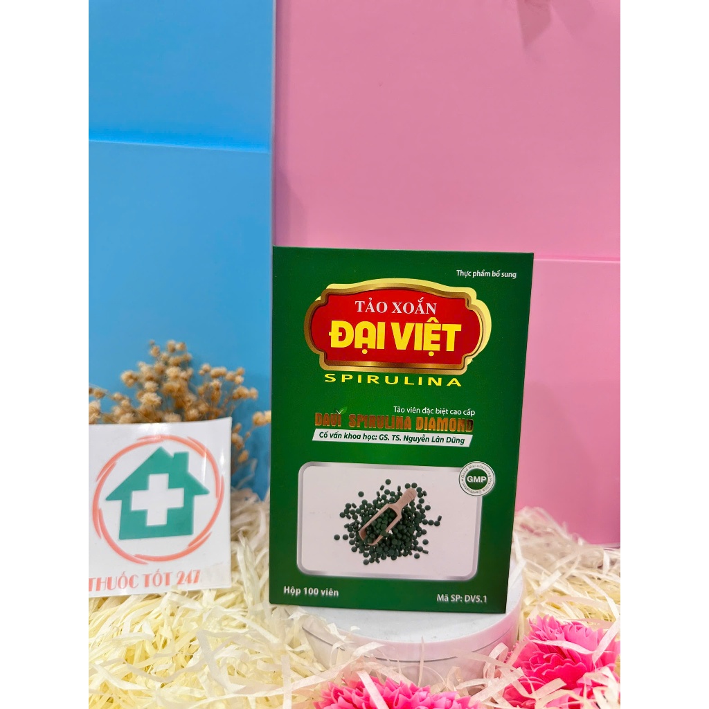 Tảo xoắn DAVI PLUS Đại Việt - Giúp ăn ngon, ngủ sâu giấc hơn ở người cao tuổi (200viên)