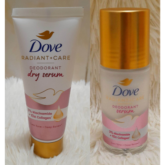 Serum dưỡng sáng khử mùi Dove Radiant + Care Deodorant Dry Serum Collagen (40-45ml)