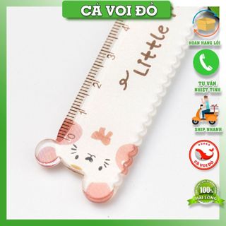 Combo 5 thước kẻ hoạt hình cute 15cm (ZH-708 + R-0124 Ruler )