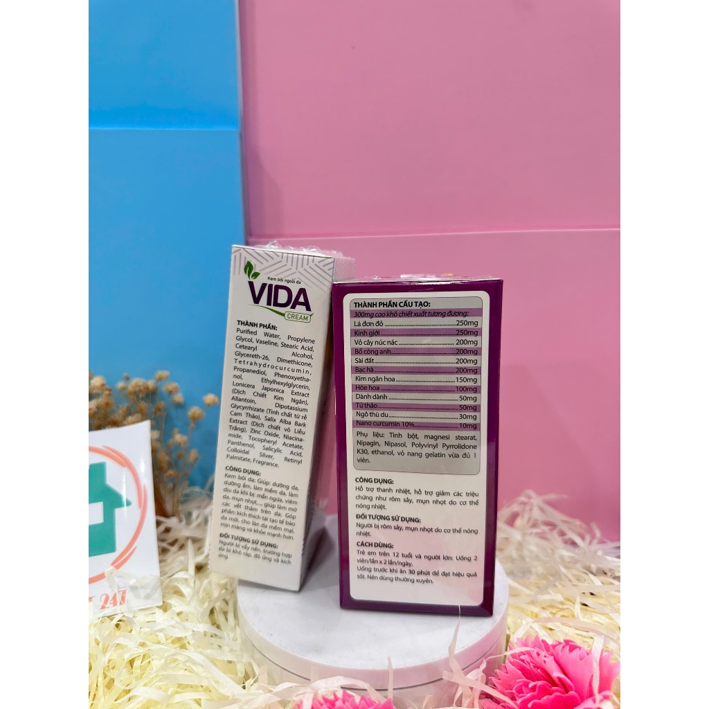 Vida Nano - Hỗ trợ viêm da cơ địa