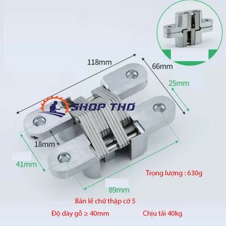 Bản lề chữ thập cỡ 4 - KT: 19*94mm (1 cái)