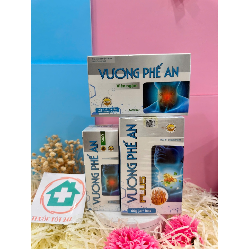 SIRO VƯƠNG PHẾ AN CHÍNH HÃNG - HỖ TRỢ LÀM GIẢM ĐAU RÁT HỌNG, BỊ HO KÉO DÀI, GIÚP BỔ PHẾ, LOÃNG ĐỜM, GIẢM HO LỌ/100ML