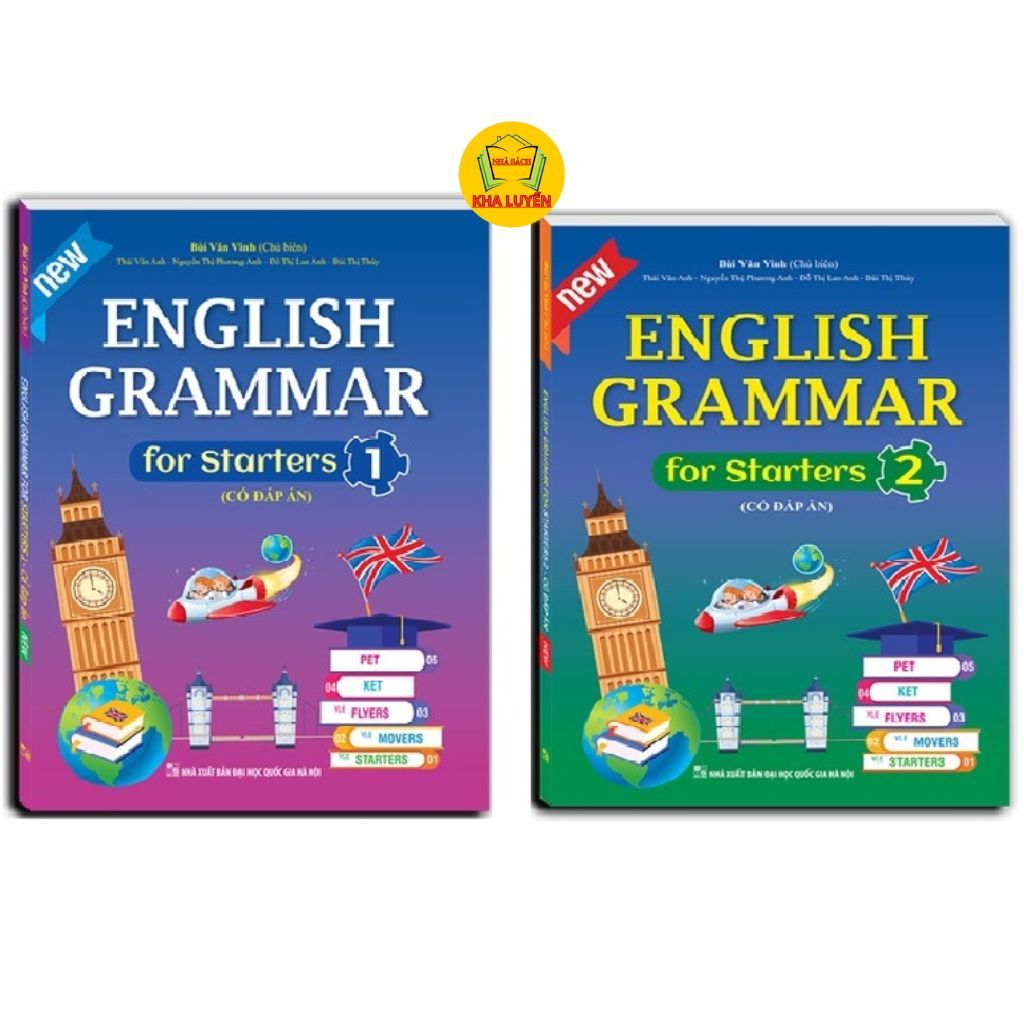 Sách- English Grammar For Starters 1+2 ( Có đáp án)
