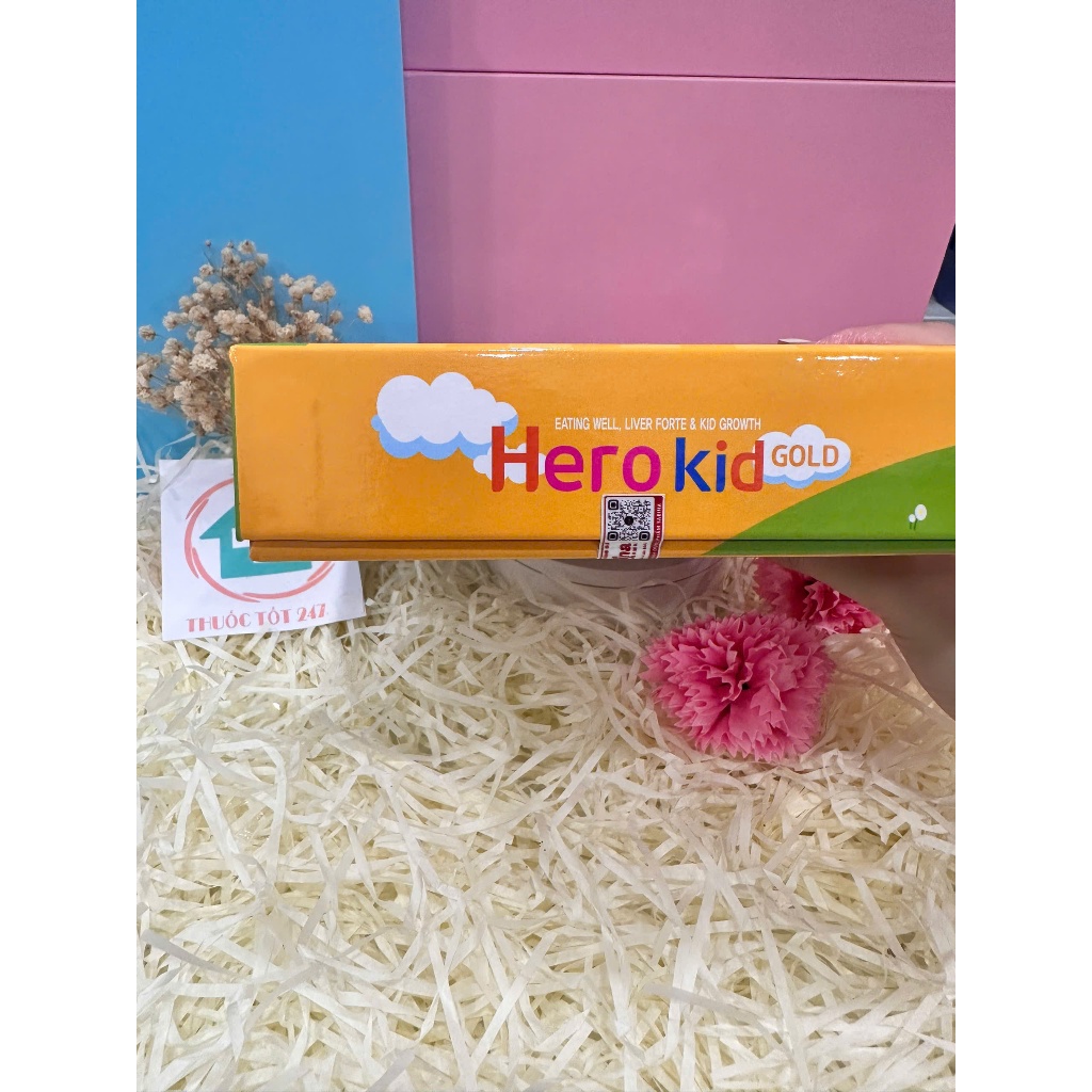 Hero Kid Gold - Hỗ trợ cải thiện biếng ăn, tăng cường sức khỏe, tăng chiều cao, mát gan, hết mệt mỏi