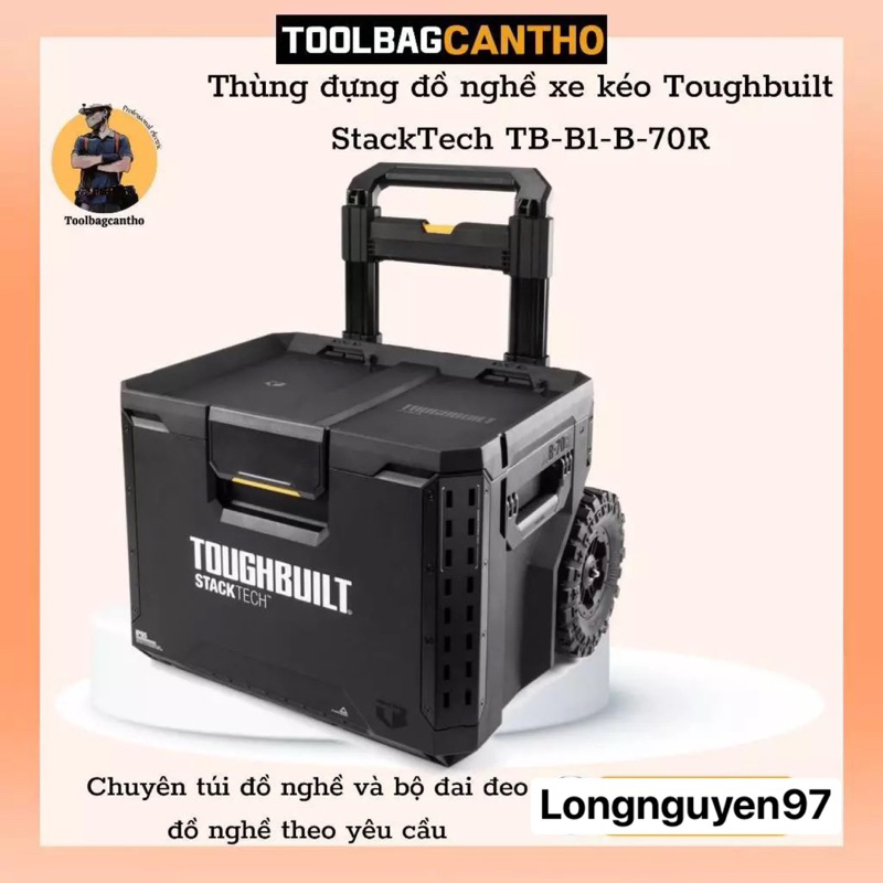 Thùng đựng đồ nghề xe kéo Toughbuilt StackTech TB-B1-B-70R