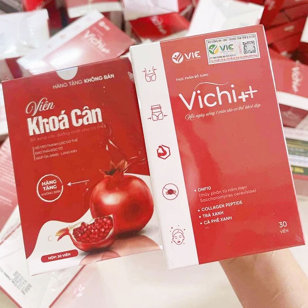 Giảm Cân Vichi++ VIC Organic Chính Hãng Tặng Khoá Cân - Giảm Cân Cho Cơ Địa Lờn
