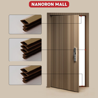 Miếng chặn khe cửa bằng TPE giảm ồn phòng ngủ NANORON Gioăng cao su chống ồn dán khe cửa, làm êm cửa