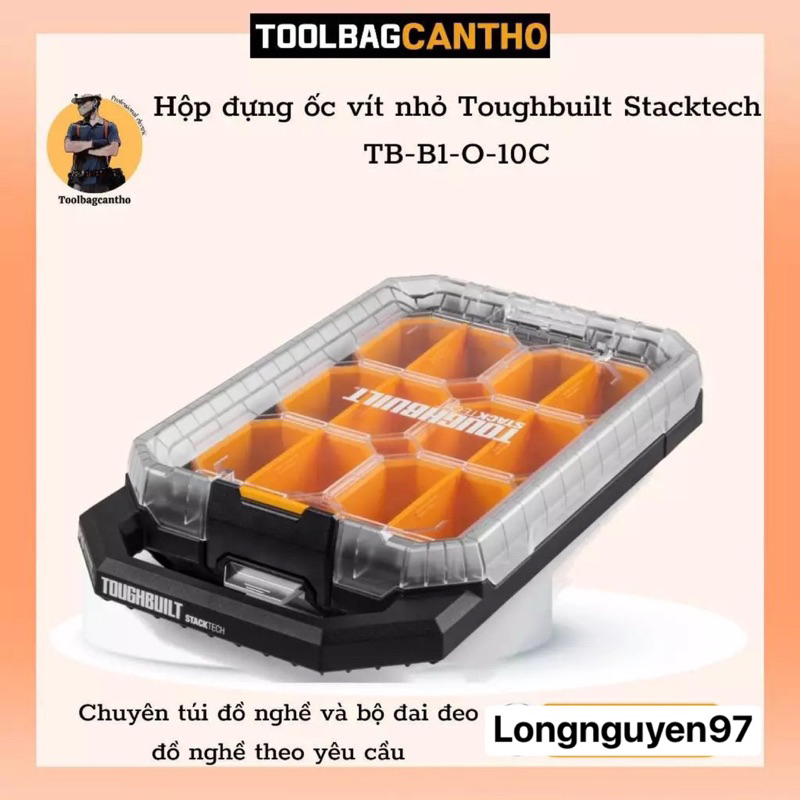 Hộp đựng ốc vít nhỏ Toughbuilt Stacktech TB-B1-O-10C