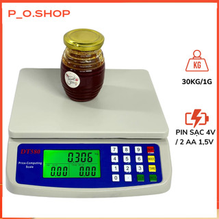 【🔥Rẻ】Cân Điện Tử 30kg DT580 - Cân Thực Phẩm Tính Tiền Giá Rẻ - Cân điện tử 30kg Gửi pin