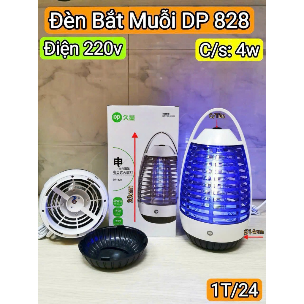 Đèn Bắt Muỗi DP 828 Cắm Điện