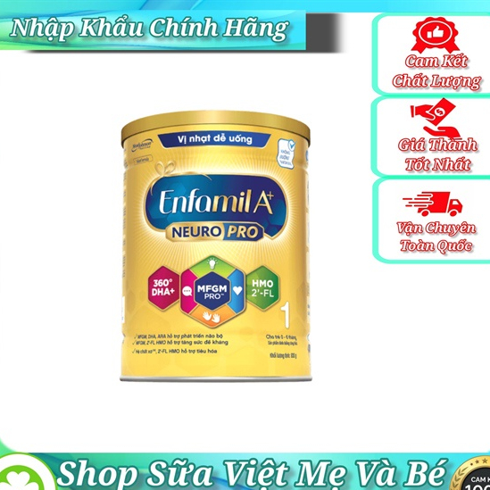 Enfa A+ MFGM PRO 1 900g  - TRẺ TỪ 0-6 THÁNG - [Chính hãng]- [ Quét mã QR]- [Date mới]