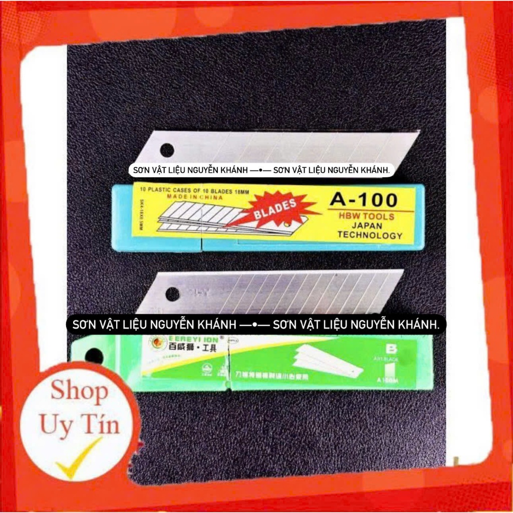 LƯỠI DAO RỌC GIẤY (10 LƯỠI)