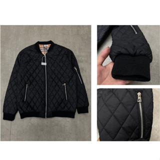 Áo phao quả trám trần bông, áo khoác phao cổ bo phong cách, Áo Phao Nam Hàng quảng châu cao cấp