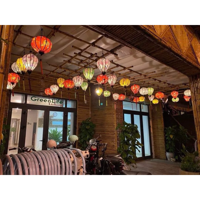 Combo 15c đèn lồng Hoa Văn Hội An 30cm