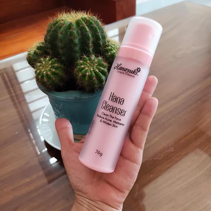 Sữa Rửa Mặt Không Bọt Hana Cleanser Mini Hanayuki Chính Hãng