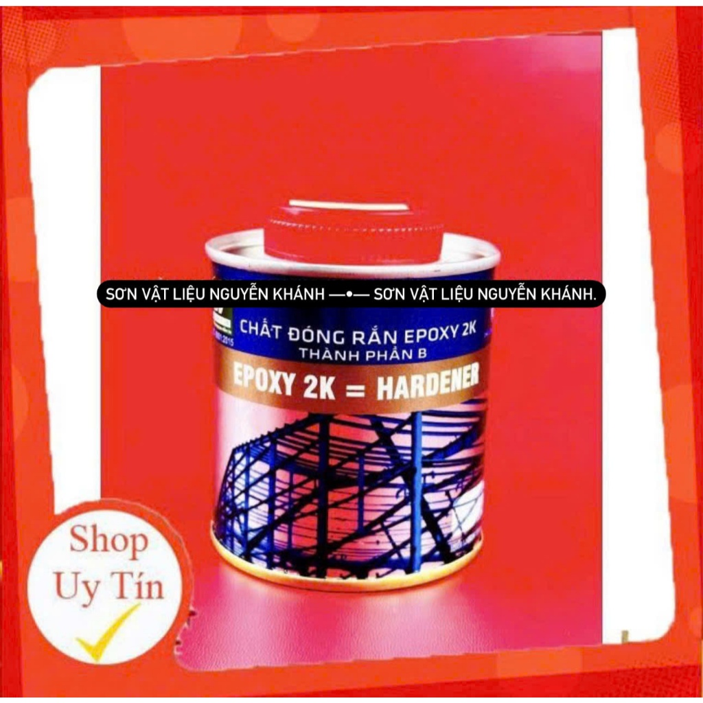 🛠️ Chất Đóng Rắn Epoxy 2K – Thành Phần B (Hardener) – Kết Hợp Sơn Epoxy 2 Thành Phần