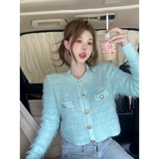 áo len lông khoác khuy cài mix khuy túi ngực (túi dả) 311#