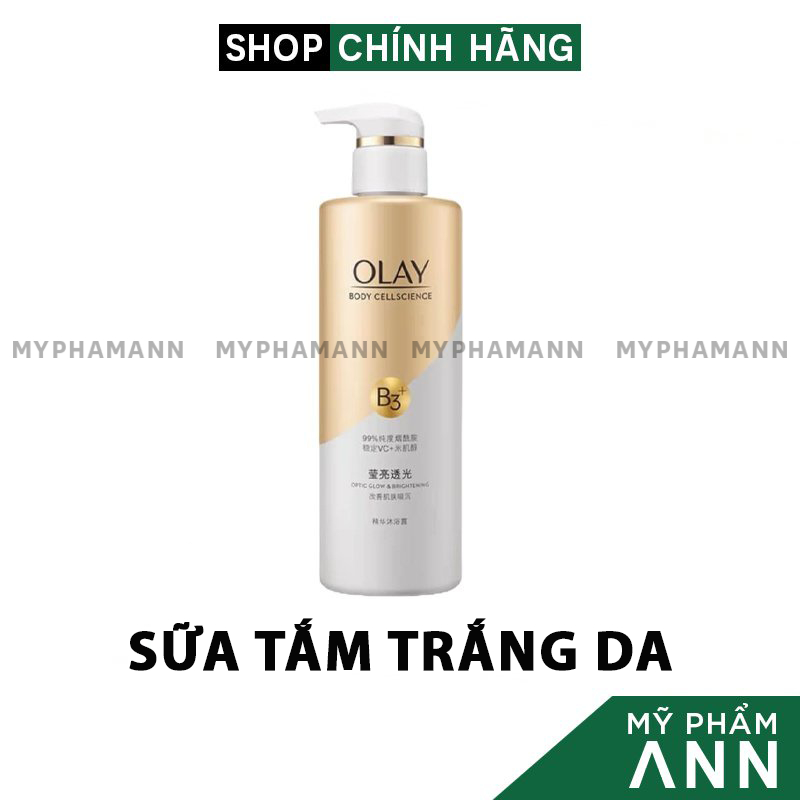 Sữa Tắm Trắng Da Olay B3+ Kết Hợp Vitamin C - Sữa Tắm Trắng Da Olay Nội Địa Trung
