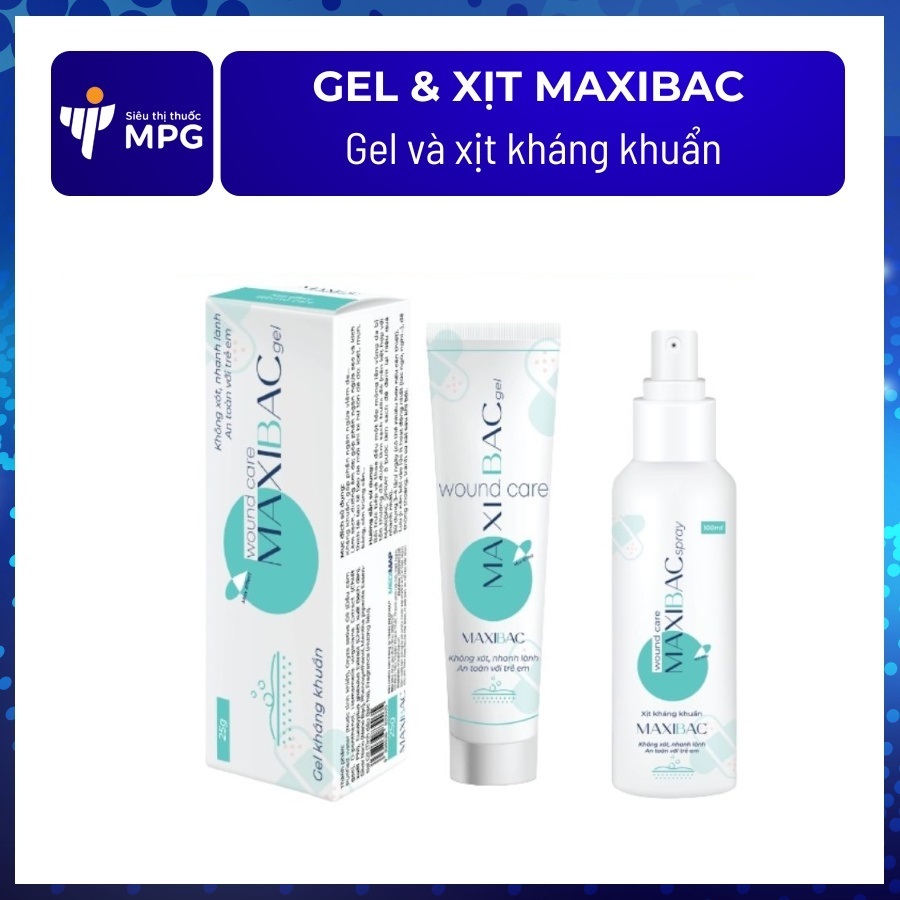 Gel và Xịt kháng khuẩn Maxibac