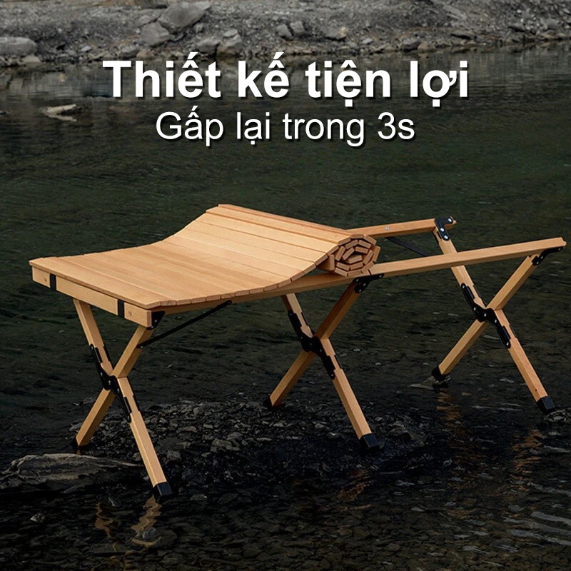 bàn gấp gọn camping, dã ngoại cắm trại du lịch ngoài trời hợp kim nhôm cao cấp siêu nhẹ khung chắc chắn | BigBuy360 - bigbuy360.vn